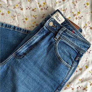 Le Crop Sezane Demin, Size 6 (Petite fit)